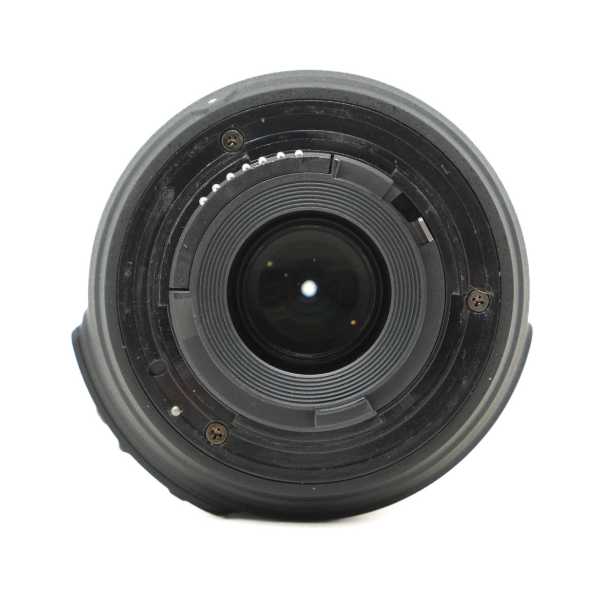 Camera lens on a white background