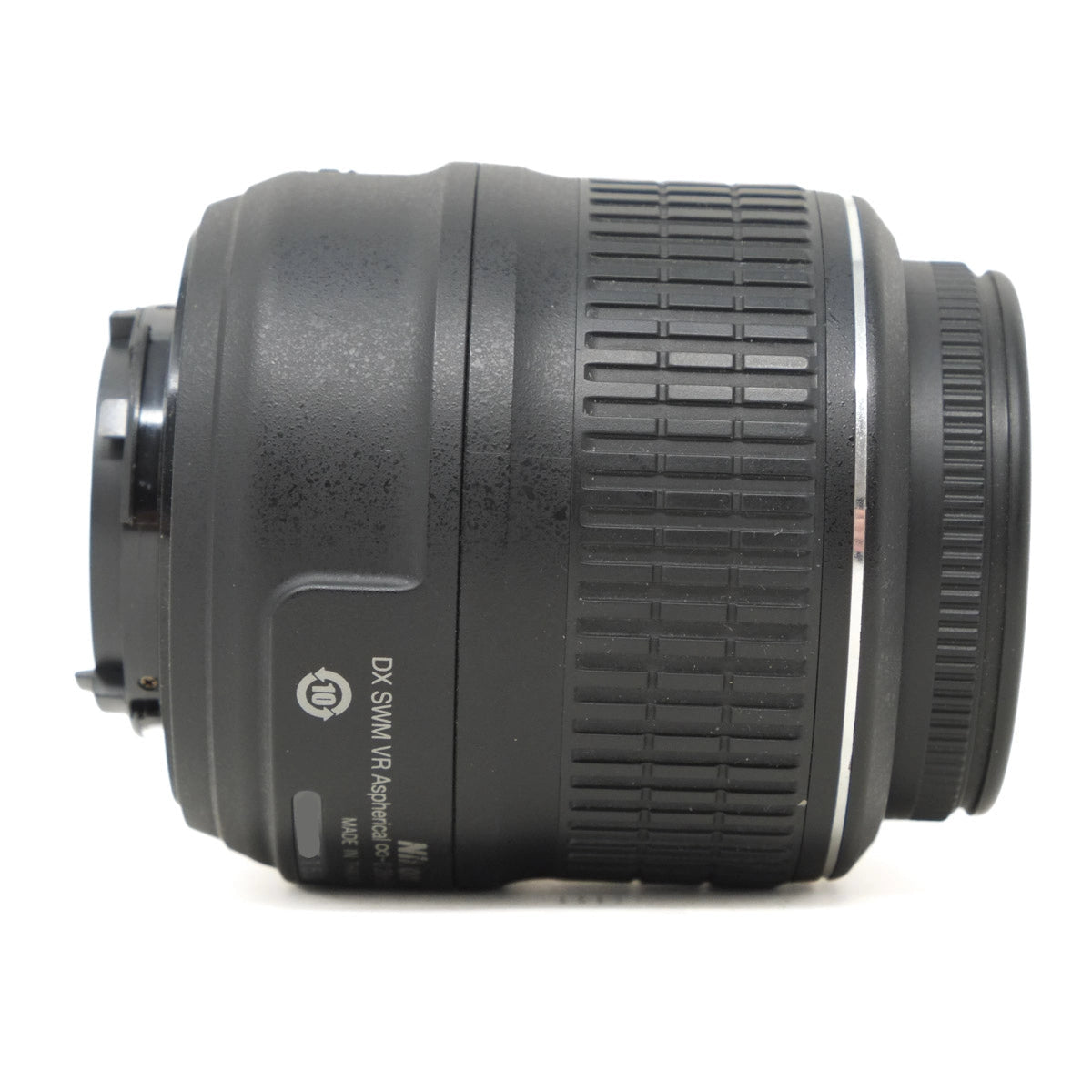 Camera lens on a white background