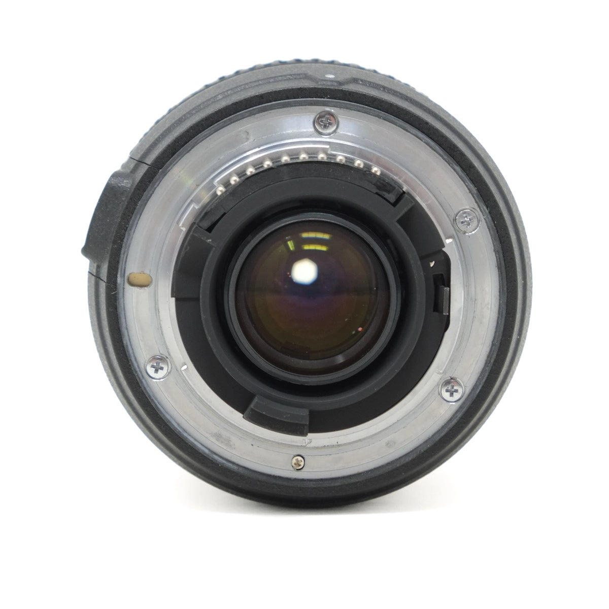 Camera lens on a white background