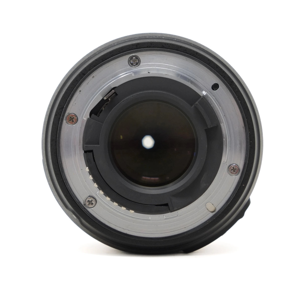 Camera lens on a white background