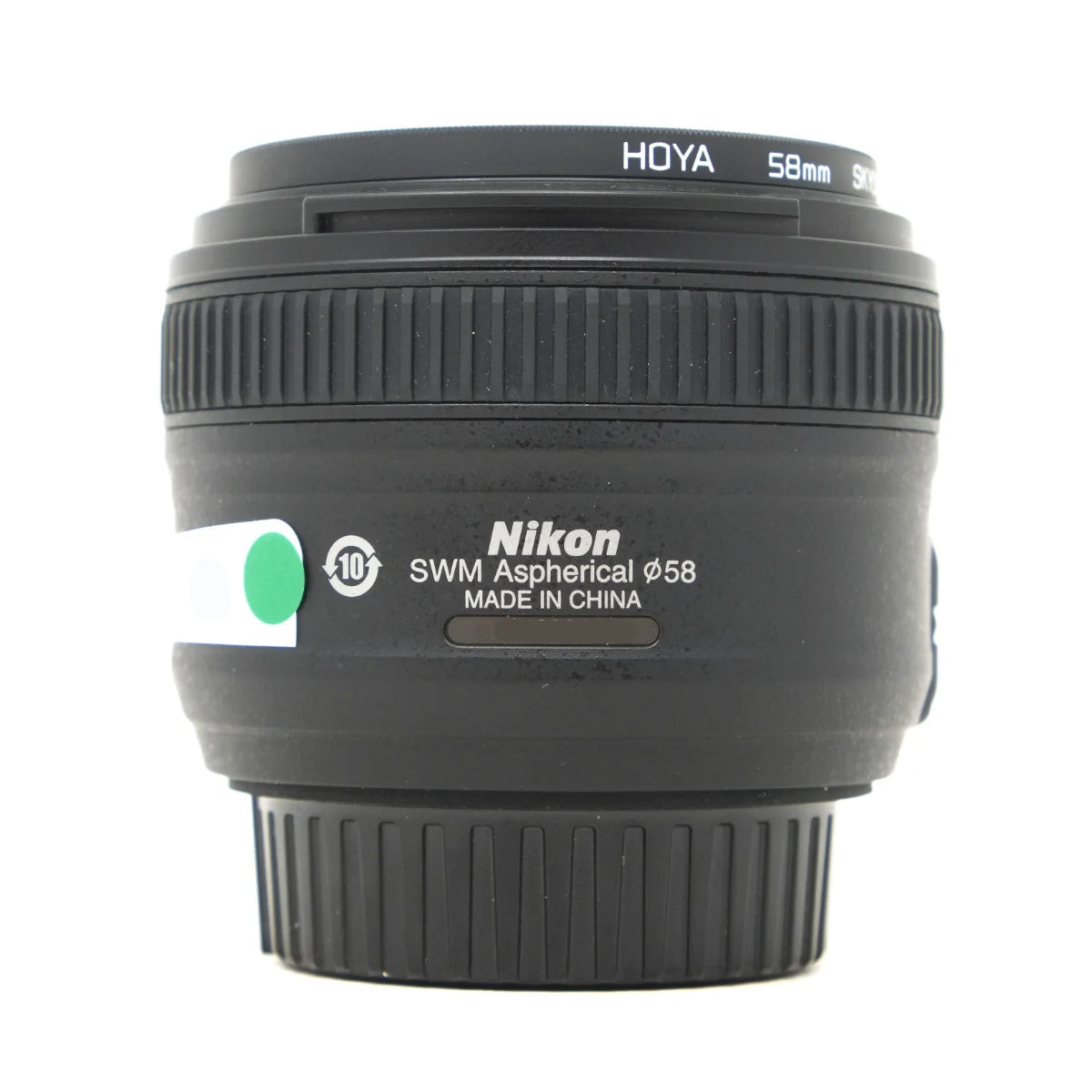 Used Nikon AF-S 50mm F1.8G Lens - side angle
