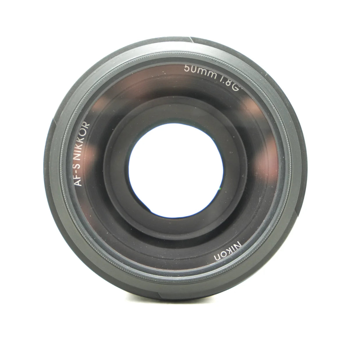 Used Nikon AF-S 50mm F1.8G Lens - top angle
