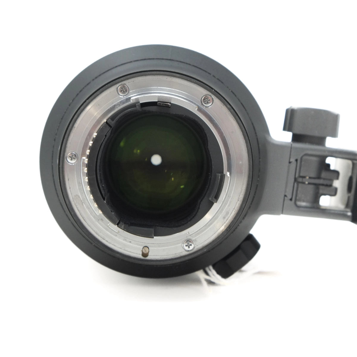 Camera lens on a white background