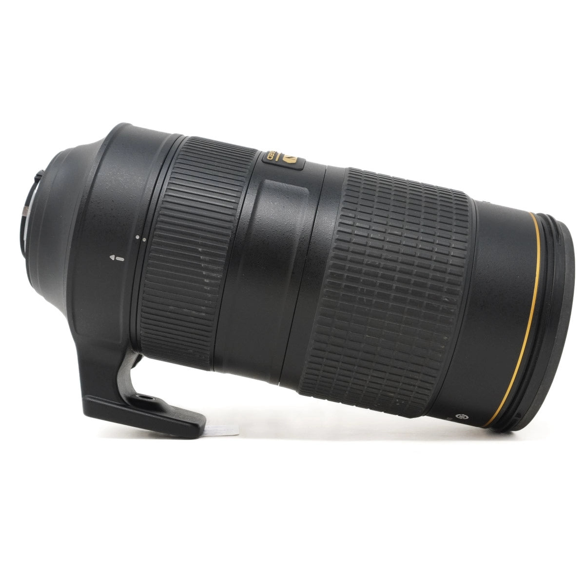 Camera lens on a white background