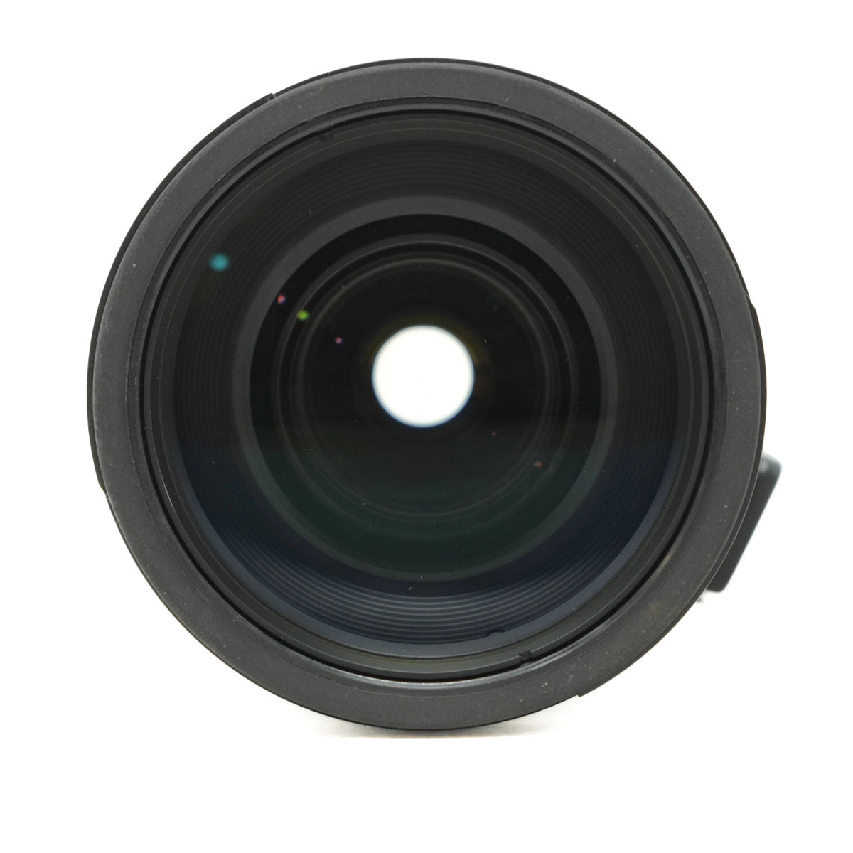 Camera lens on a white background