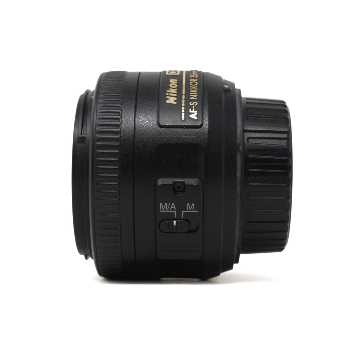 Used Nikon AF-S DX 35mm F1.8 G Lens - Side angle