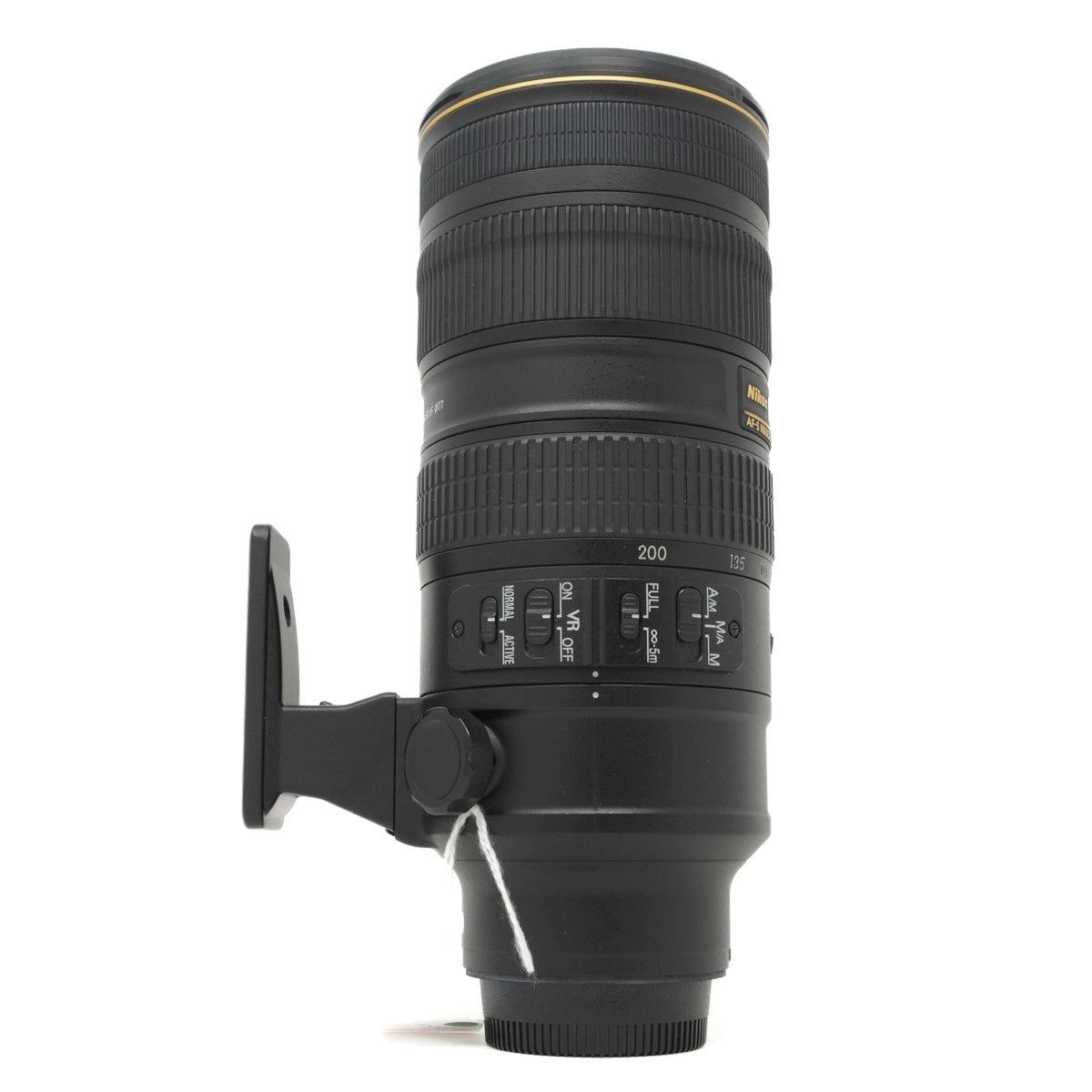 Used Nikon AF-S Nikkor 70-200mm F2.8G VR II ED N Lens - side angle