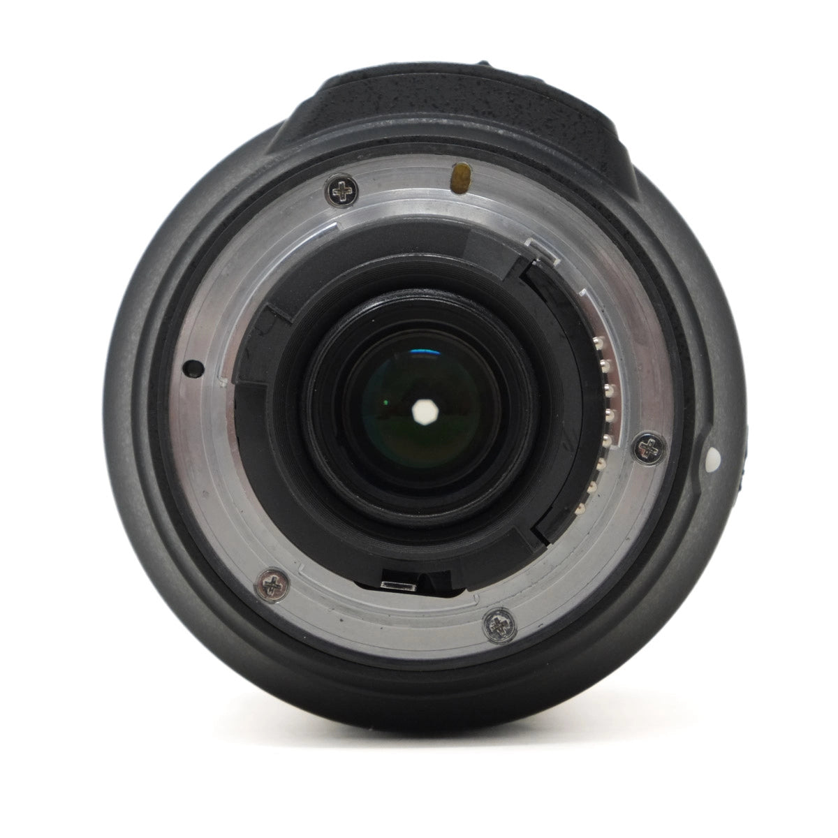 Camera lens on a white background