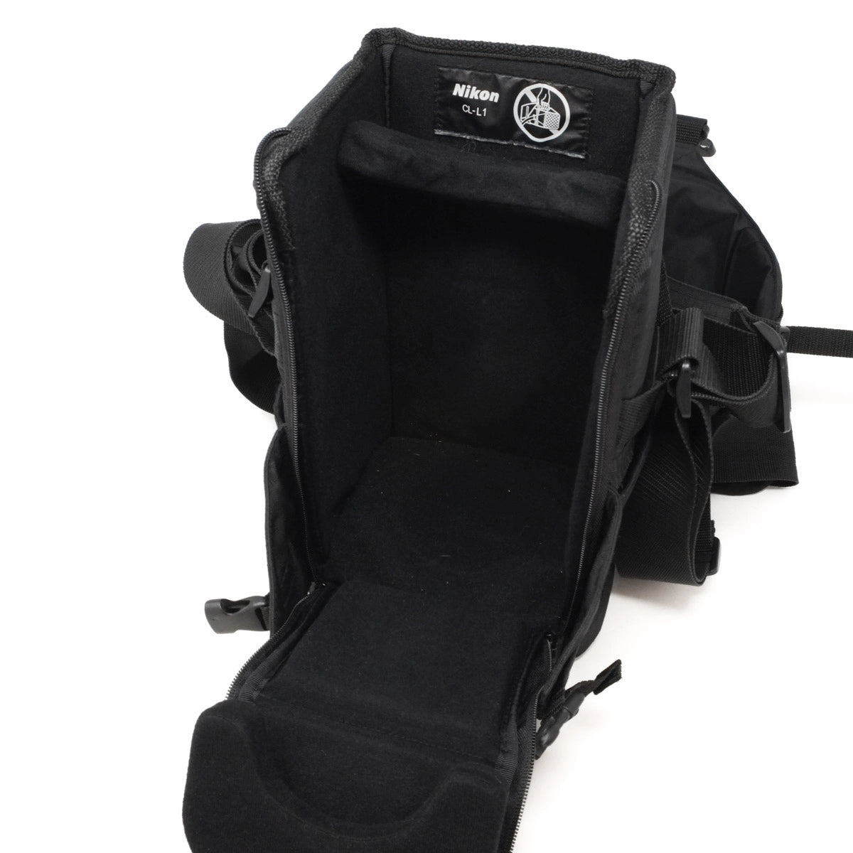 Used Nikon CL-L1 Lens case for Nikkor AF-S 300mm F2.8 VR I or VRII - top angle (open)