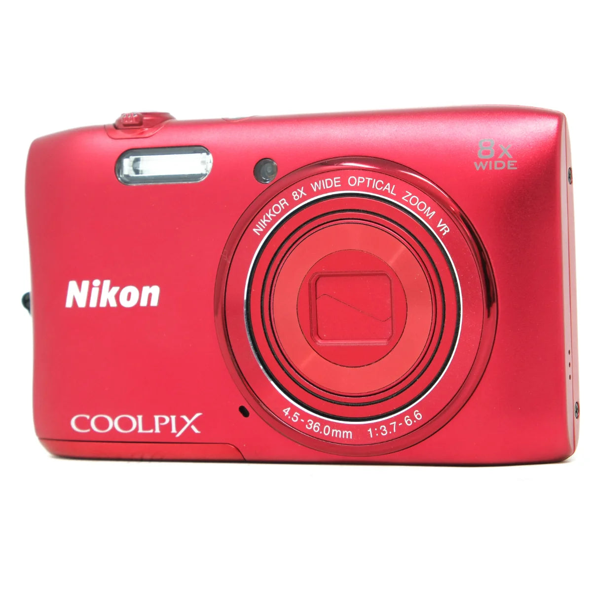 Used Nikon Coolpix S3600 Digital compact camera - front angle