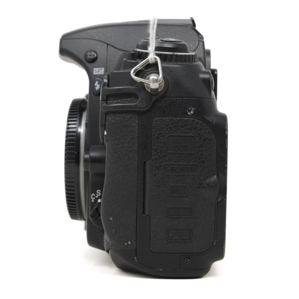 Used Nikon D300S DSLR camera - side angle