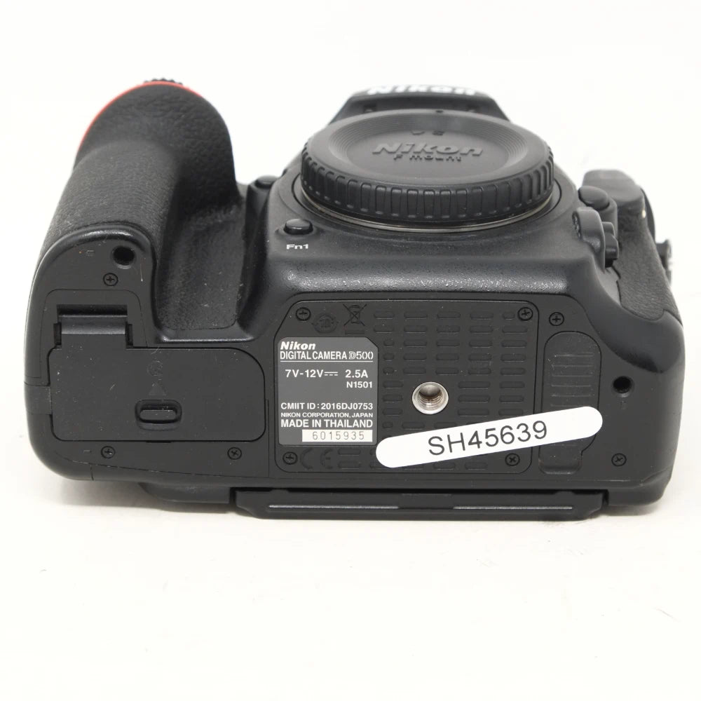 Used Nikon D500 DSLR Camera with 72,192 actuations (Boxed SH45639)