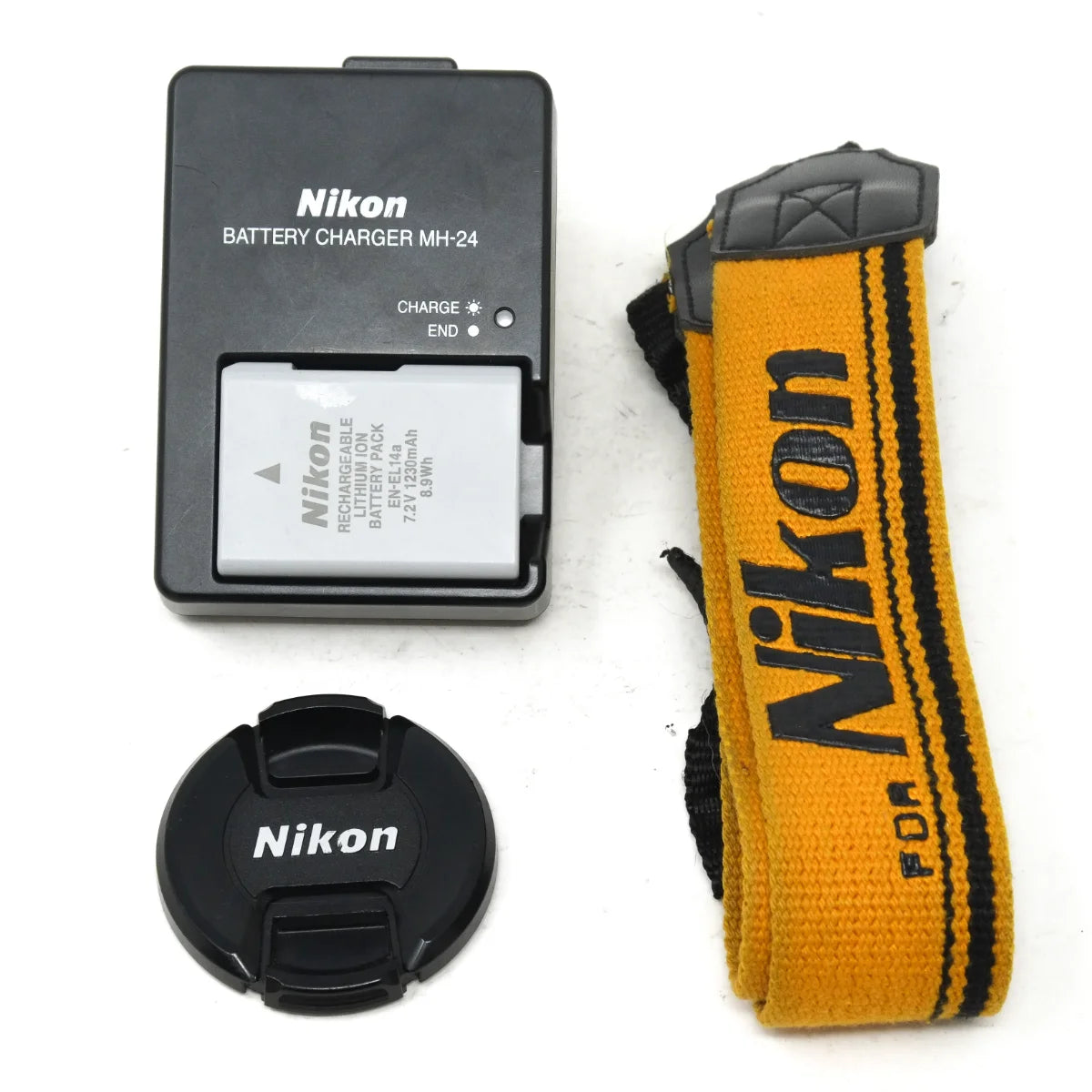 Used Nikon D5300 + 18-55mm AF-P VR Kit - battery, charger, strap and cap