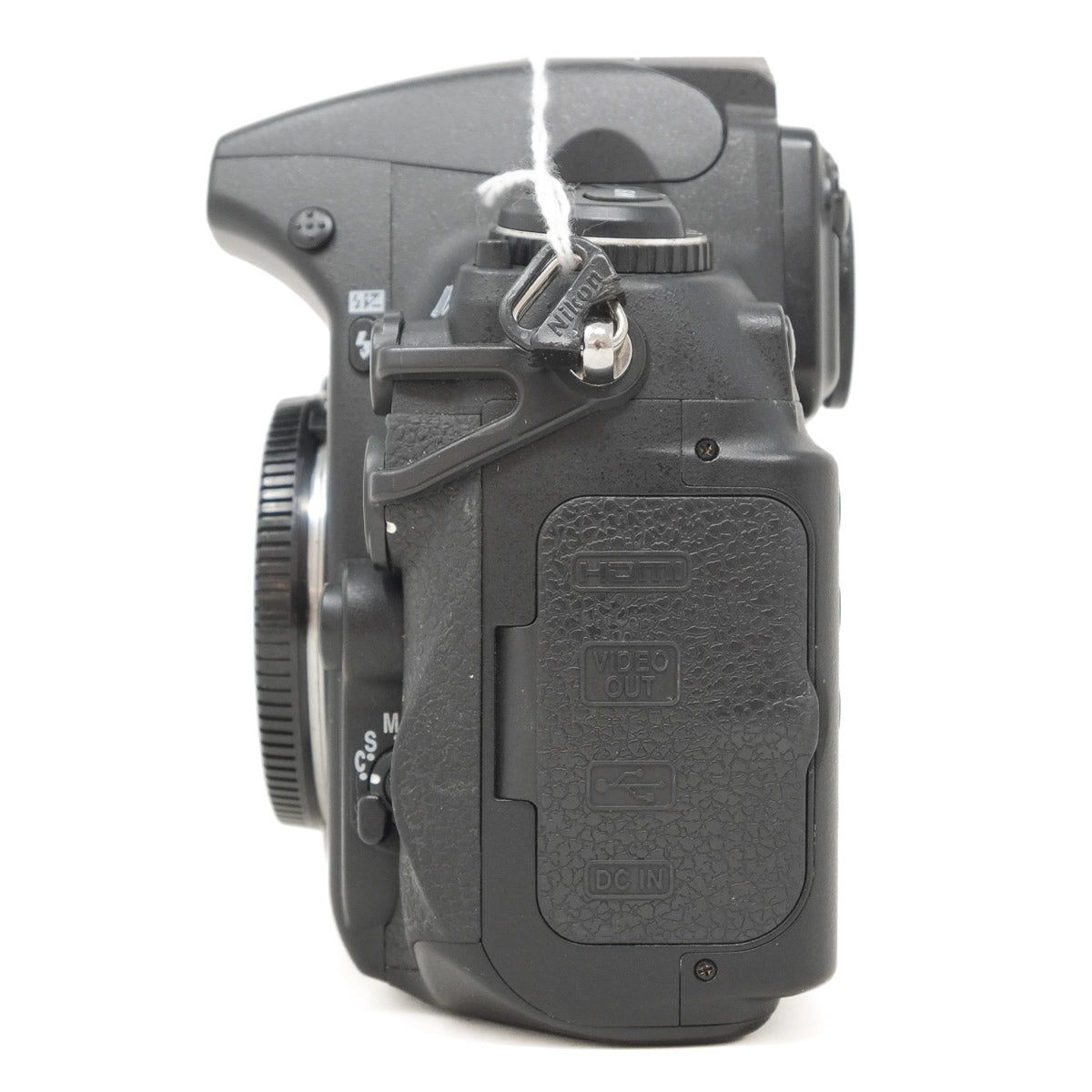 Used Nikon D700 Full Frame DSLR camera - side angle