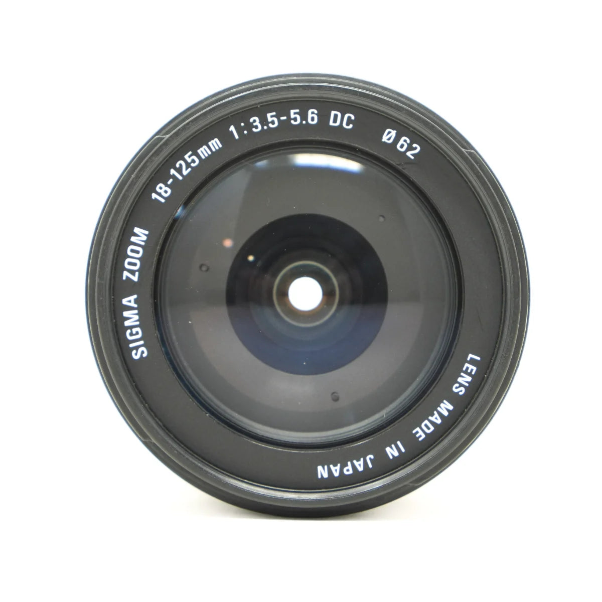 Used Nikon D7100 + Sigma 18-125mm F3.5-5.6 lens - top angle
