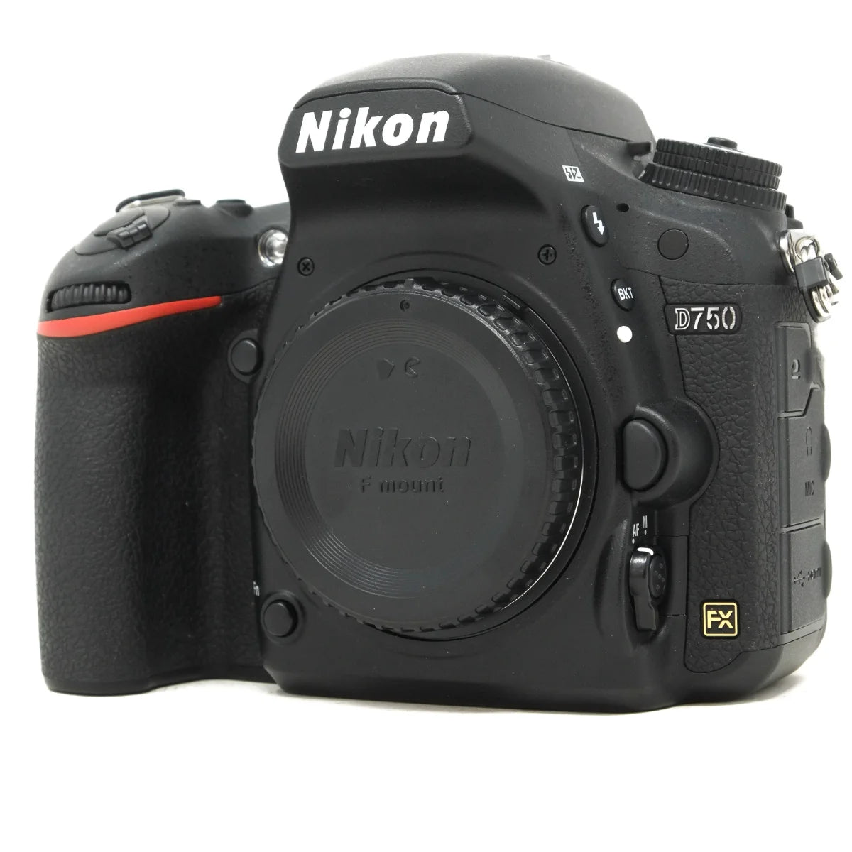Used Nikon D750 DSLR - front angle