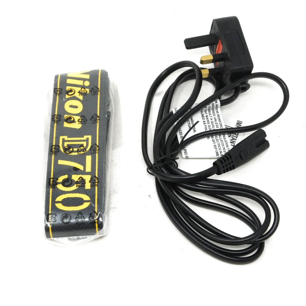 Used Nikon D750 DSLR - strap and power lead