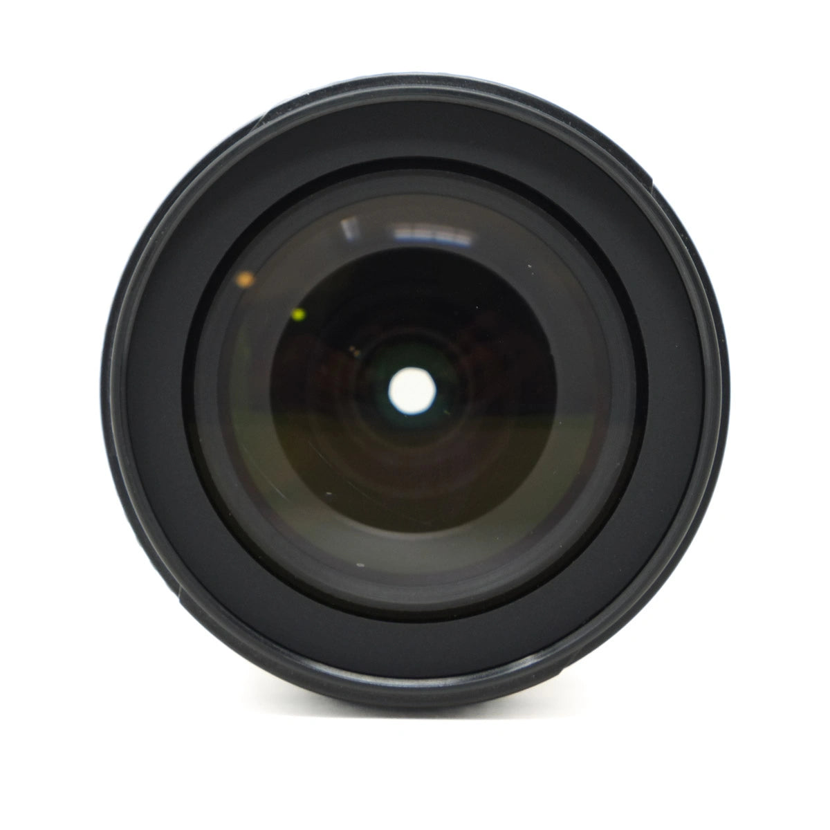 Camera lens on a white background