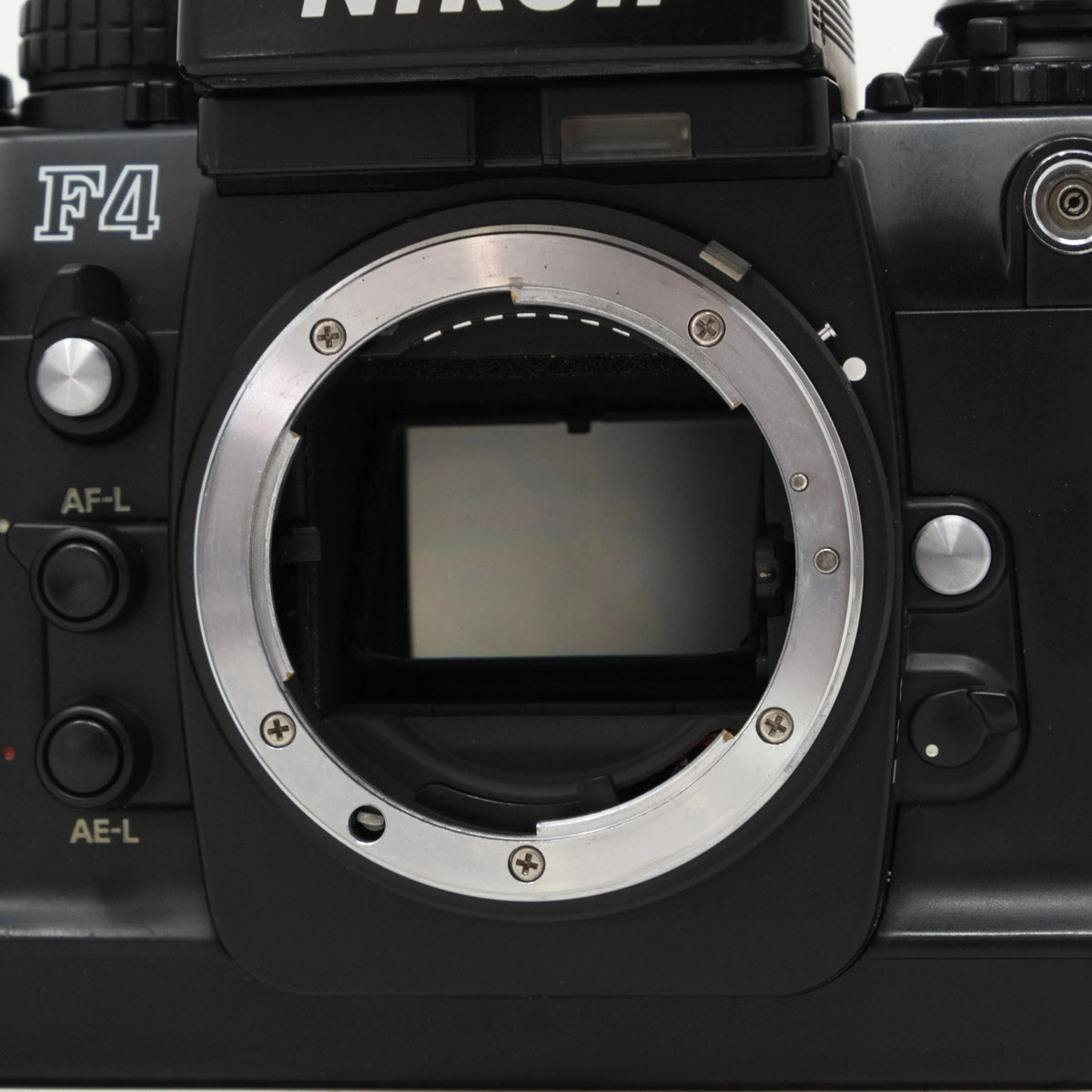 Used Nikon F4 For Spares/Repairs - Front angle without body cap