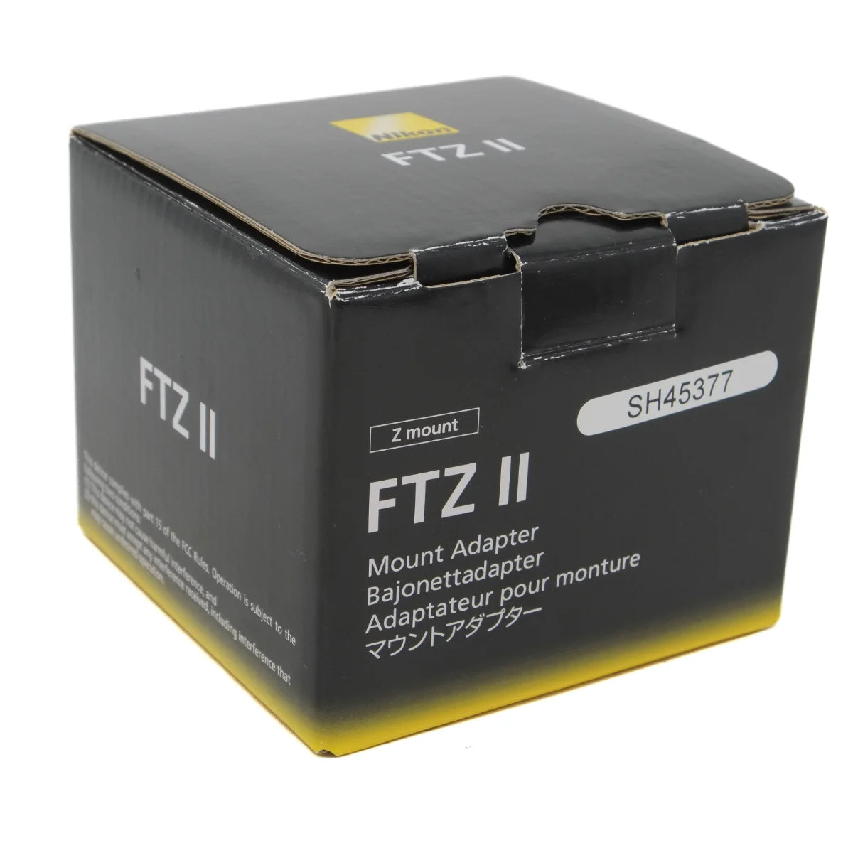 Used Nikon FTZ II Mount Adaptor - original box