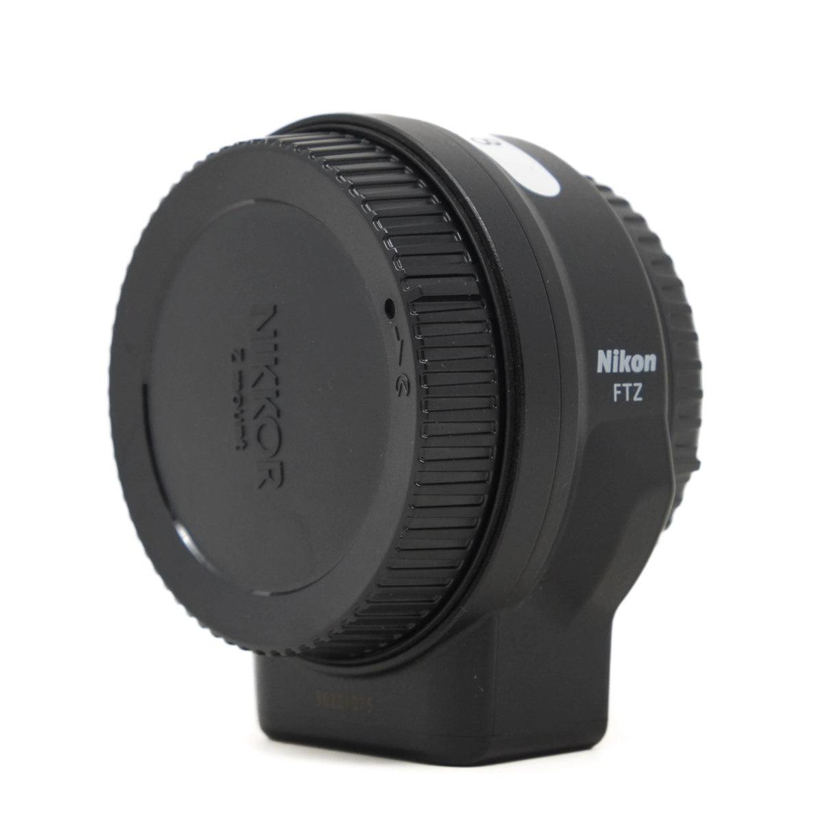 Nikon FTZ adapter on a white background