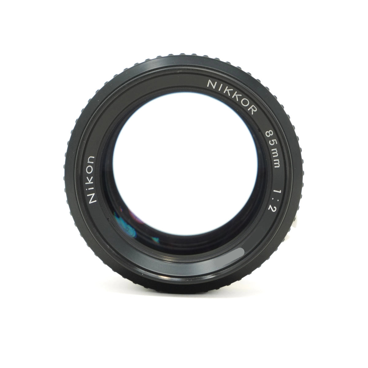 Used Nikon Nikkor 85mm F2 AIS - top angle