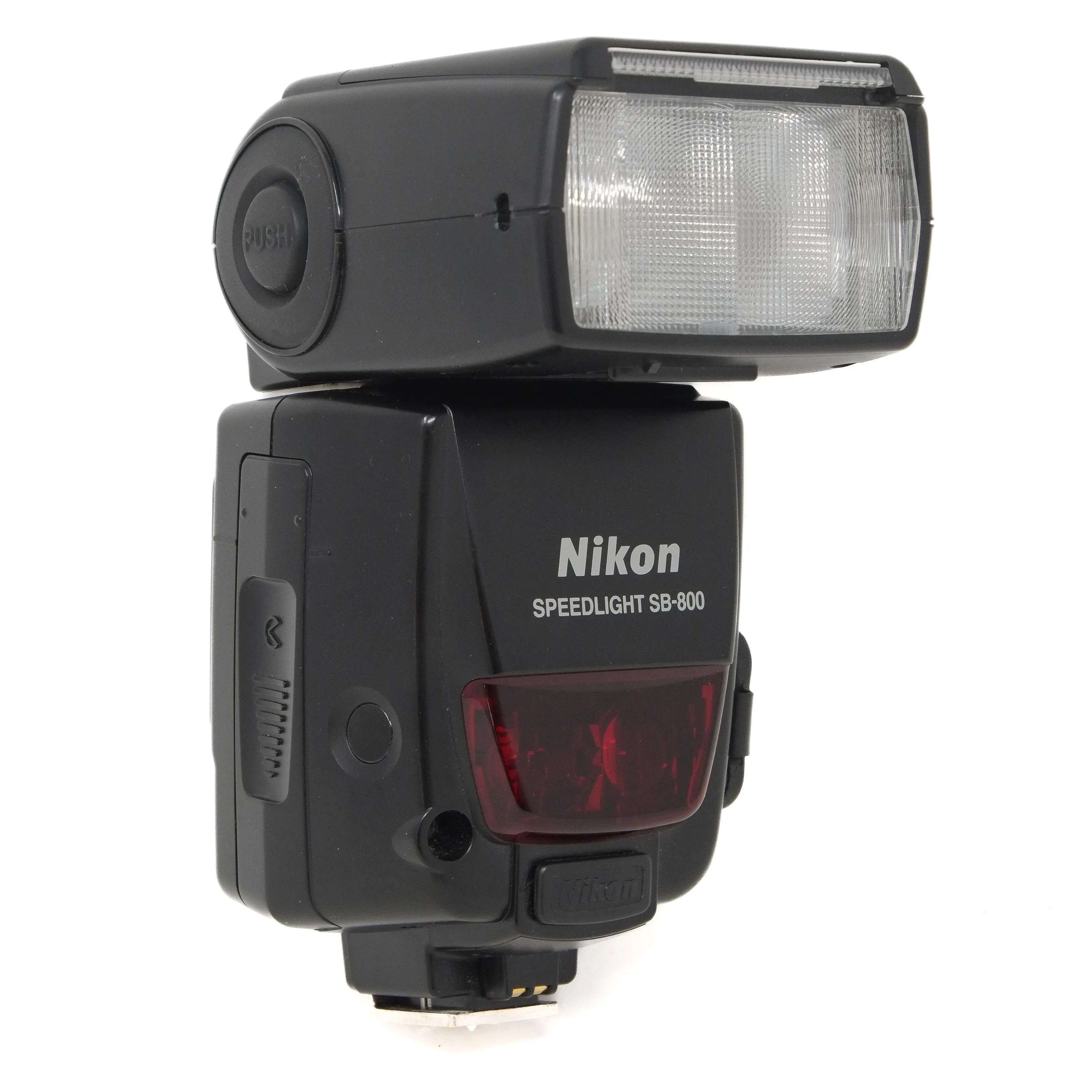 Nikon Speedlight SB-800 flash on a white background
