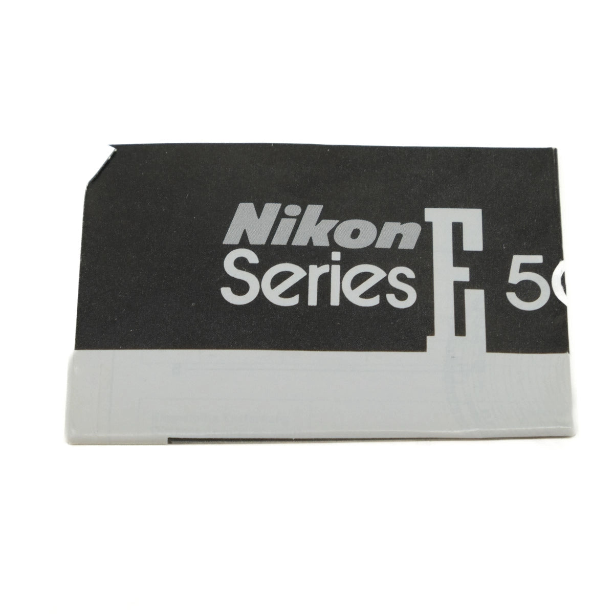 Used Nikon Series E 50mm F1.8E - instructions