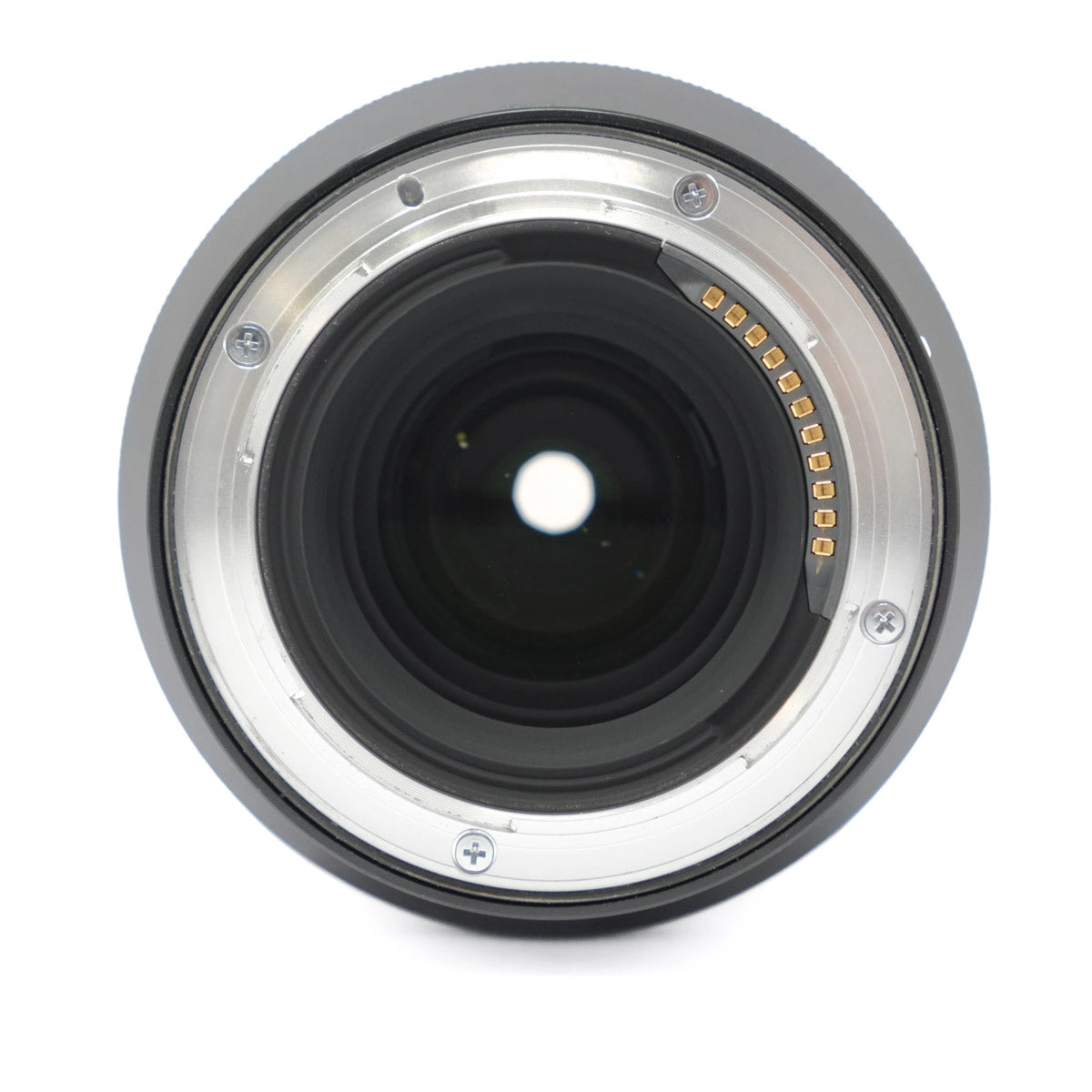 Camera lens on a white background