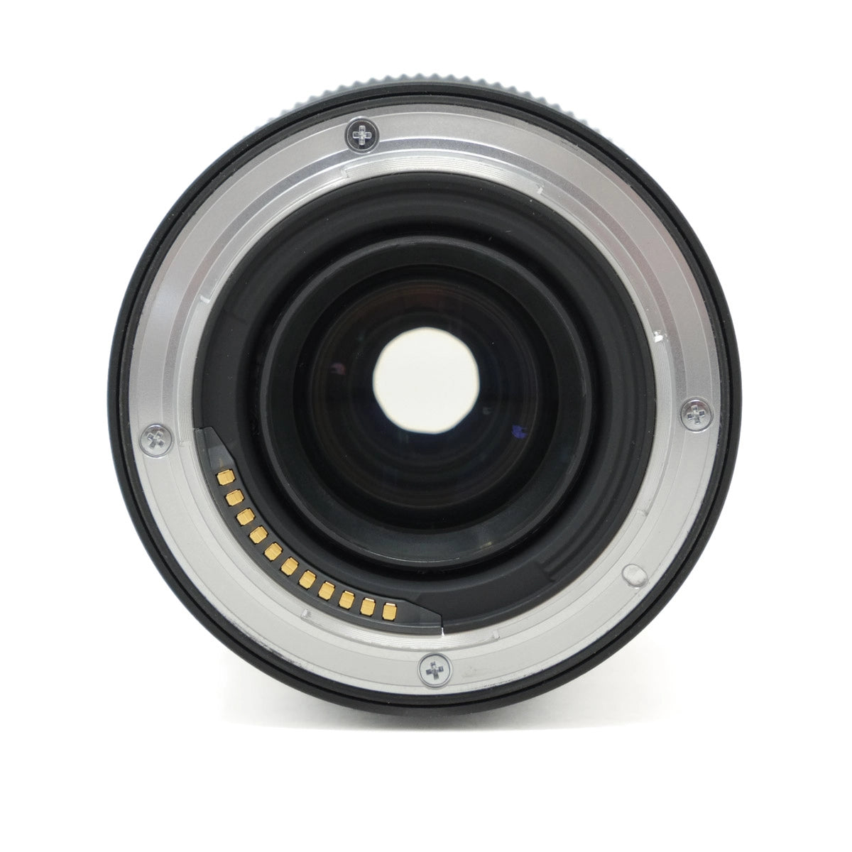 Camera lens on a white background