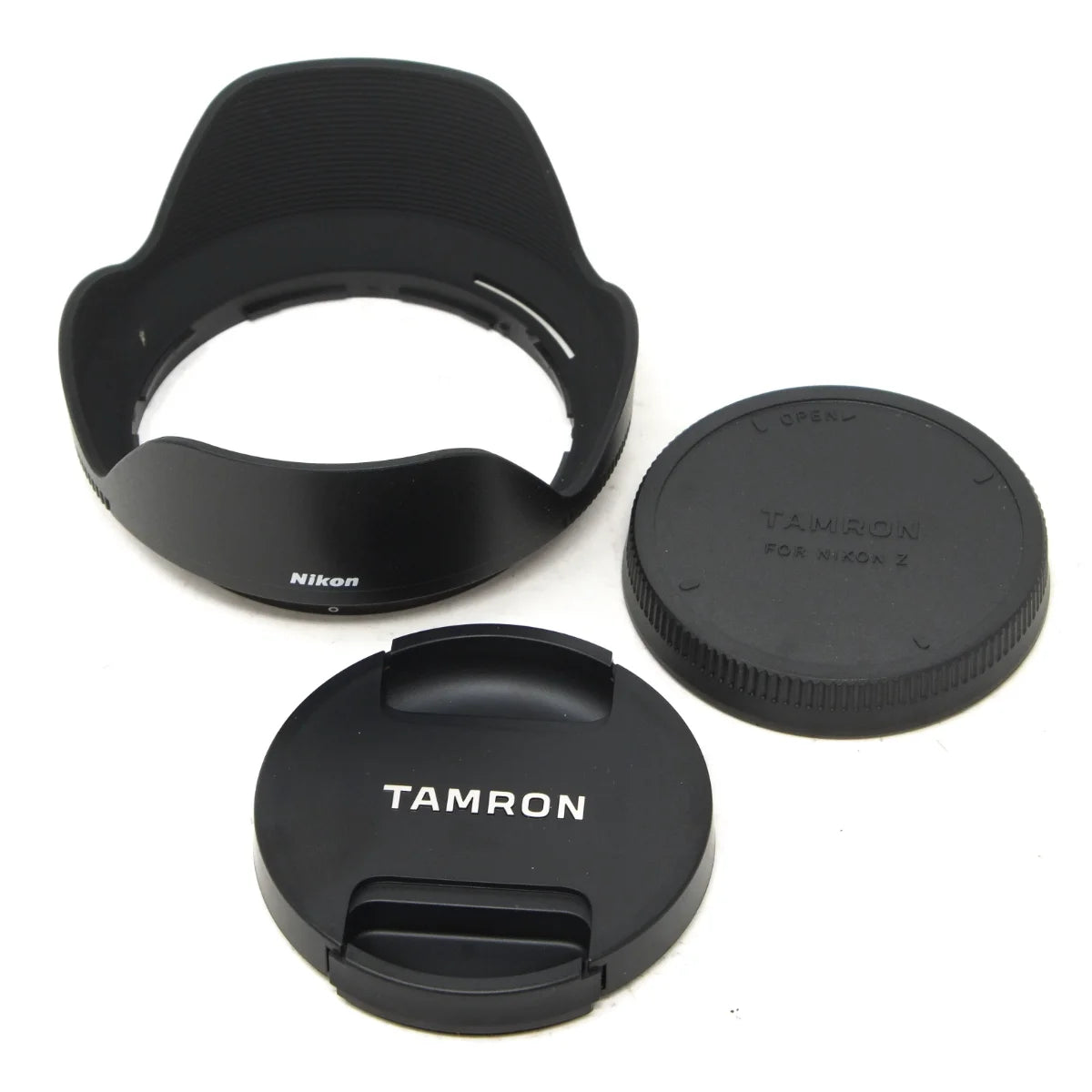 Used Nikon Z 24-200mm F4-6.3 VR Nikkor Lens - lens hood and caps