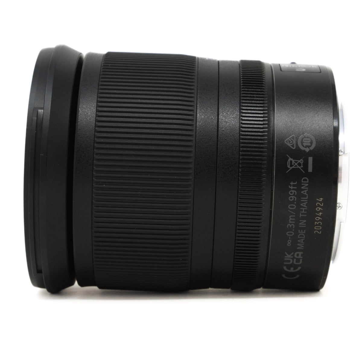 Used Nikon Z 24-70mm F4 S Lens - side angle