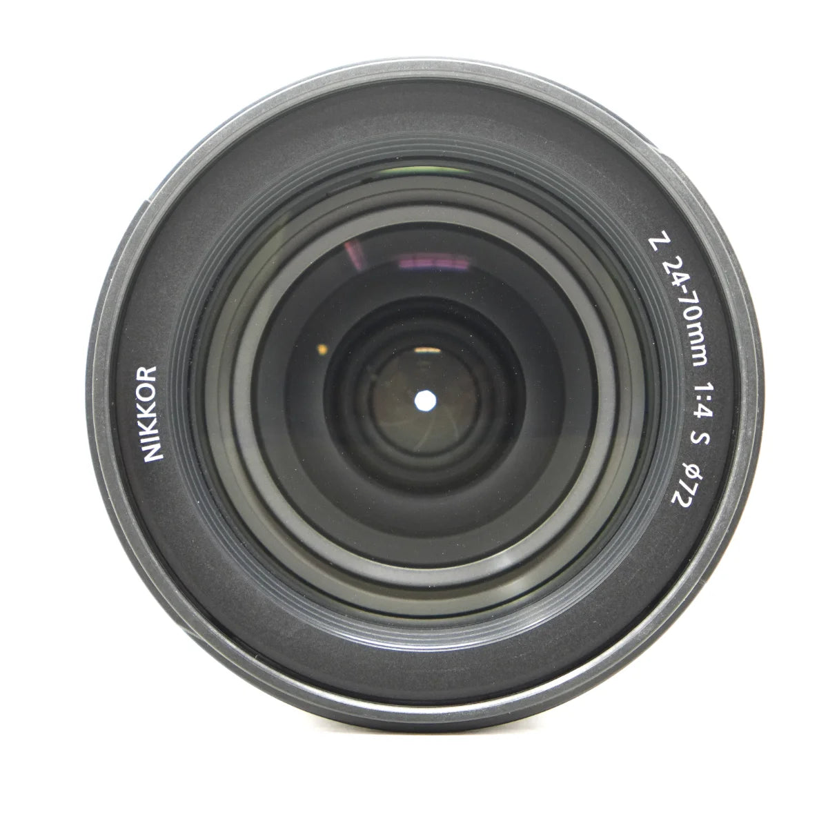 Used Nikon Z 24-70mm F4 S Lens - top angle