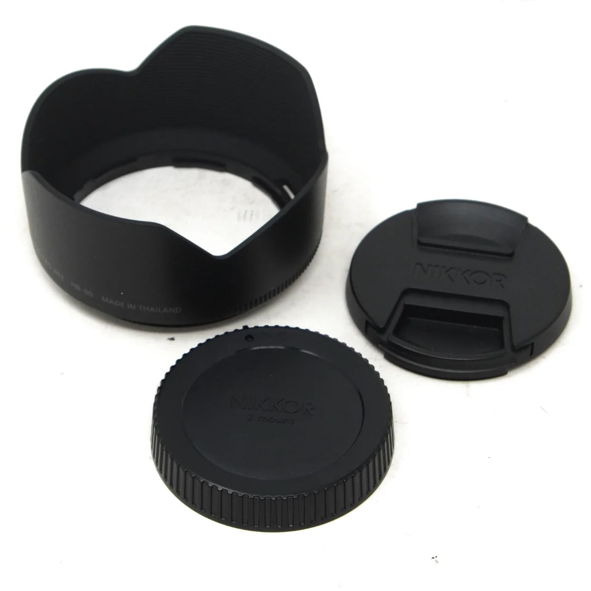 Used Nikon Z 50mm F1.8 S Lens - lens hood and caps