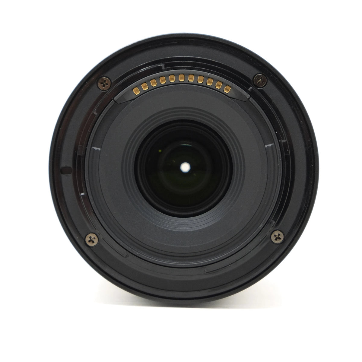 Camera lens on a white background