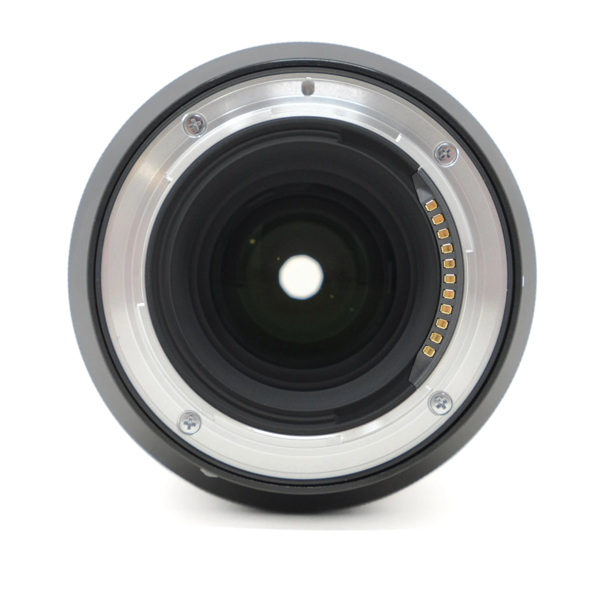 Camera lens on a white background