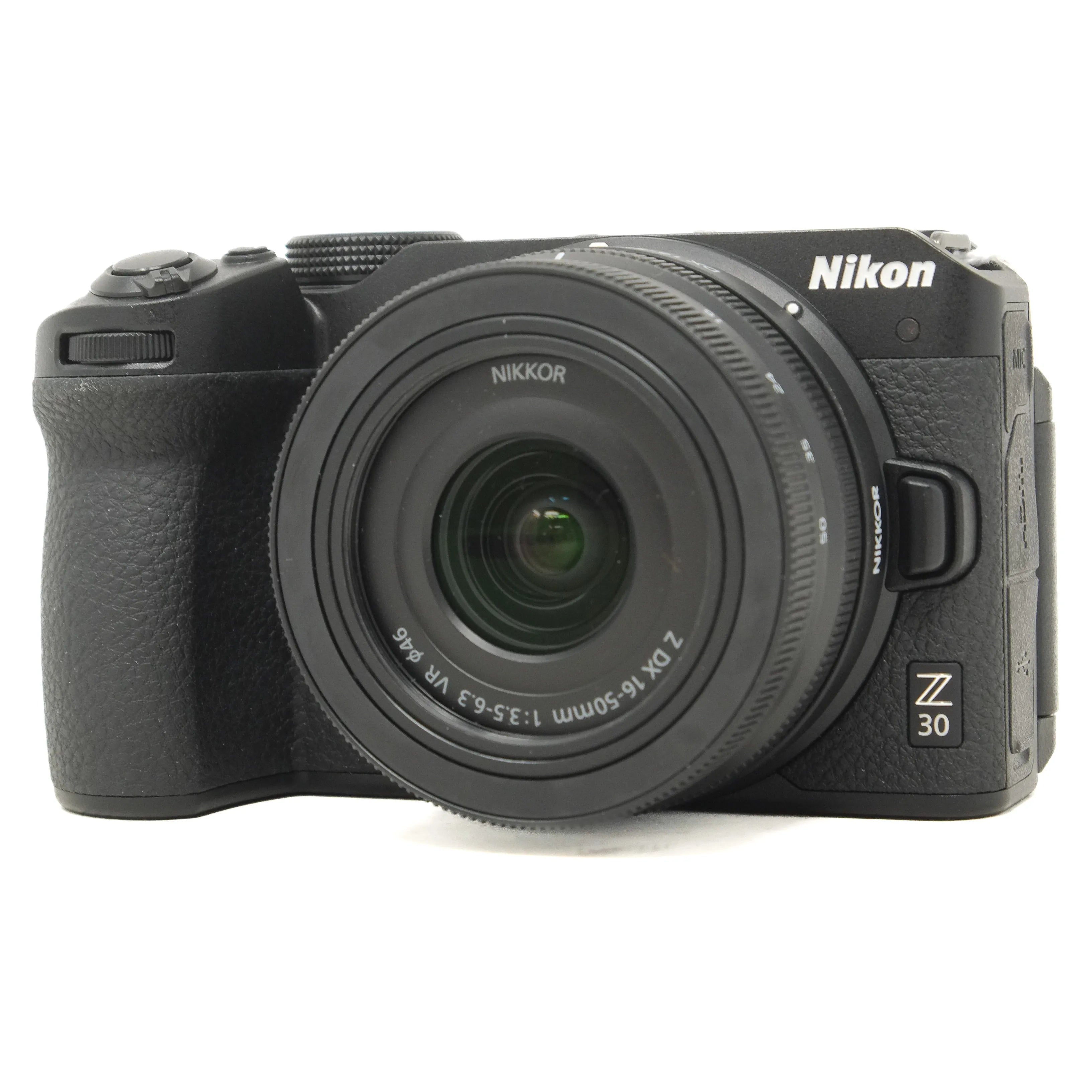 Nikon Z 30 camera on a white background