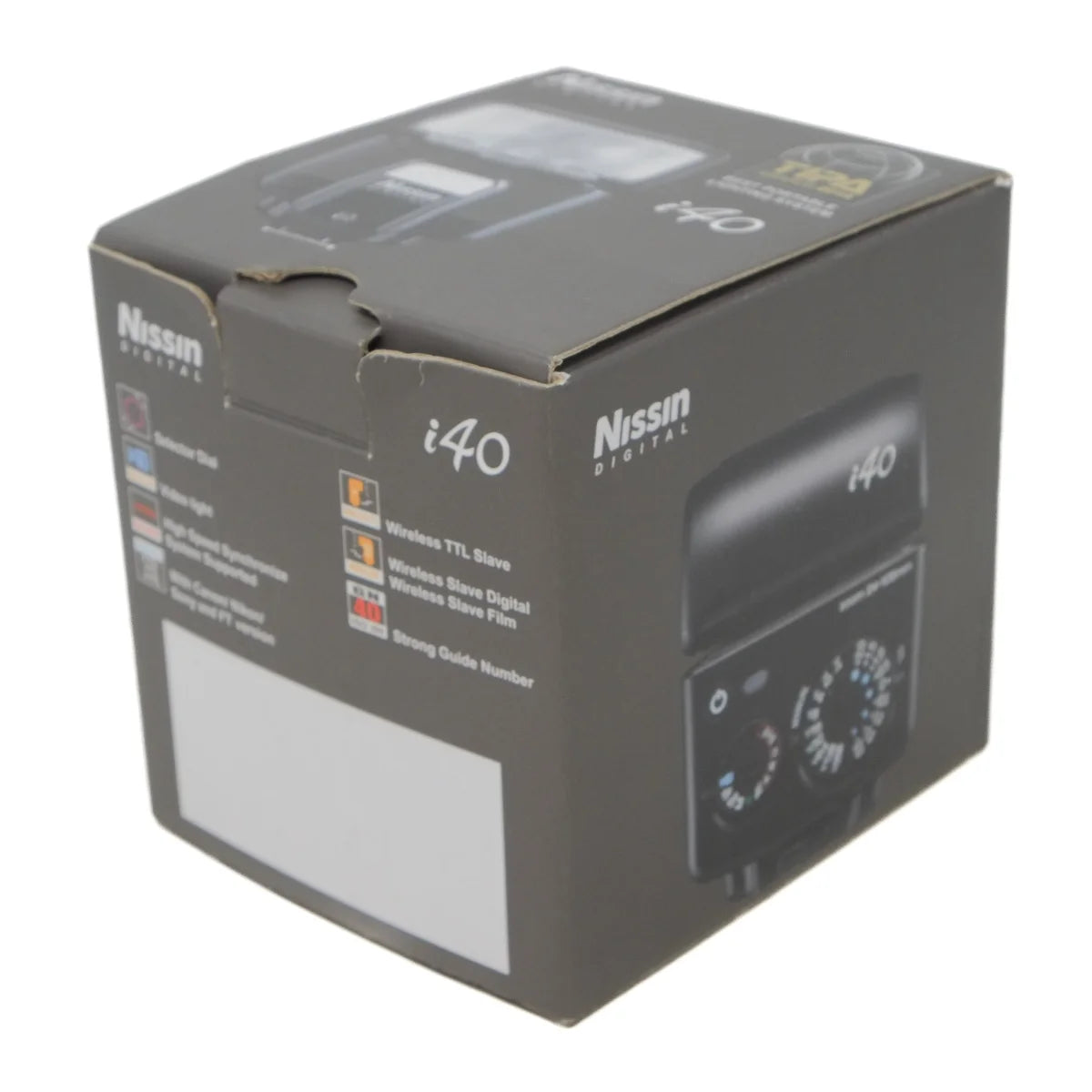 Used Nissin i40 Flash for Canon E-TTL/E-TTL II - box