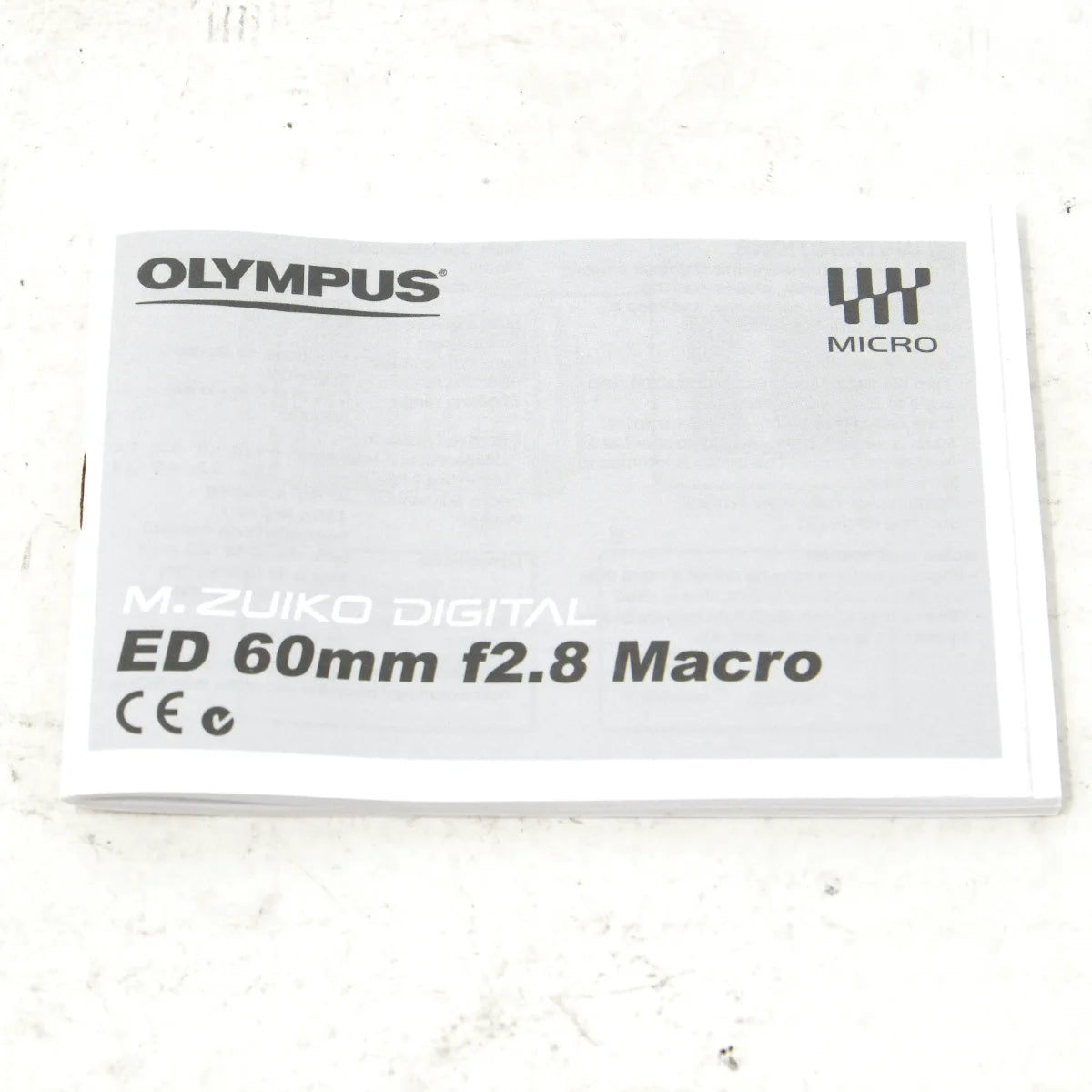 Used OM-System Olympus 60mm F2.8 macro lens MFT - manual