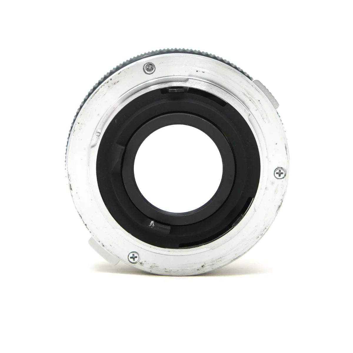 Used Olympus Auto-S 50mm f1.8 prime lens - bottom angle