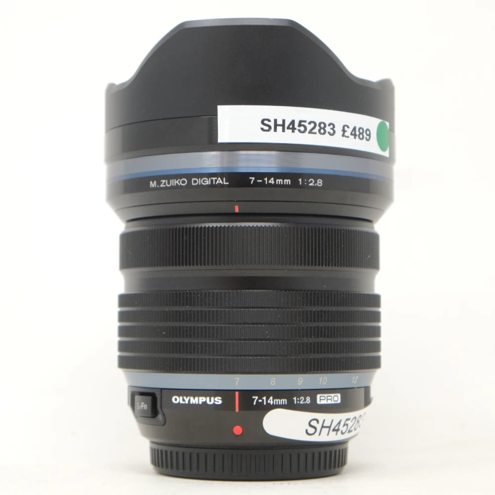 Used Olympus M.Zuiko PRO 7-14mm F2.8 PRO Lens (Boxed SH45283)
