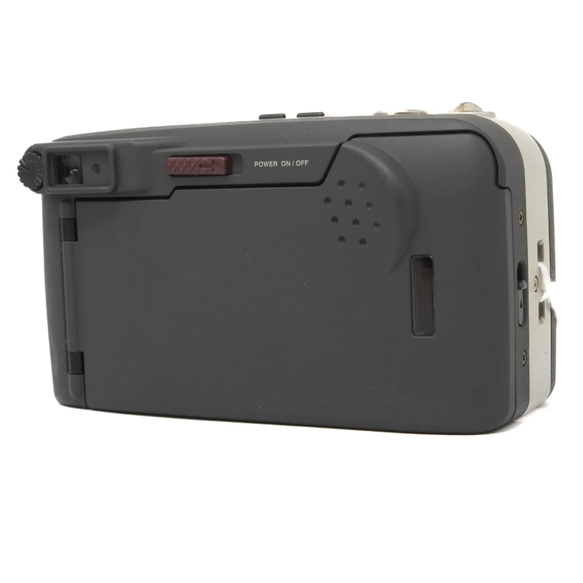 Used Olympus Superzoom 160 35mm film camera - back angle