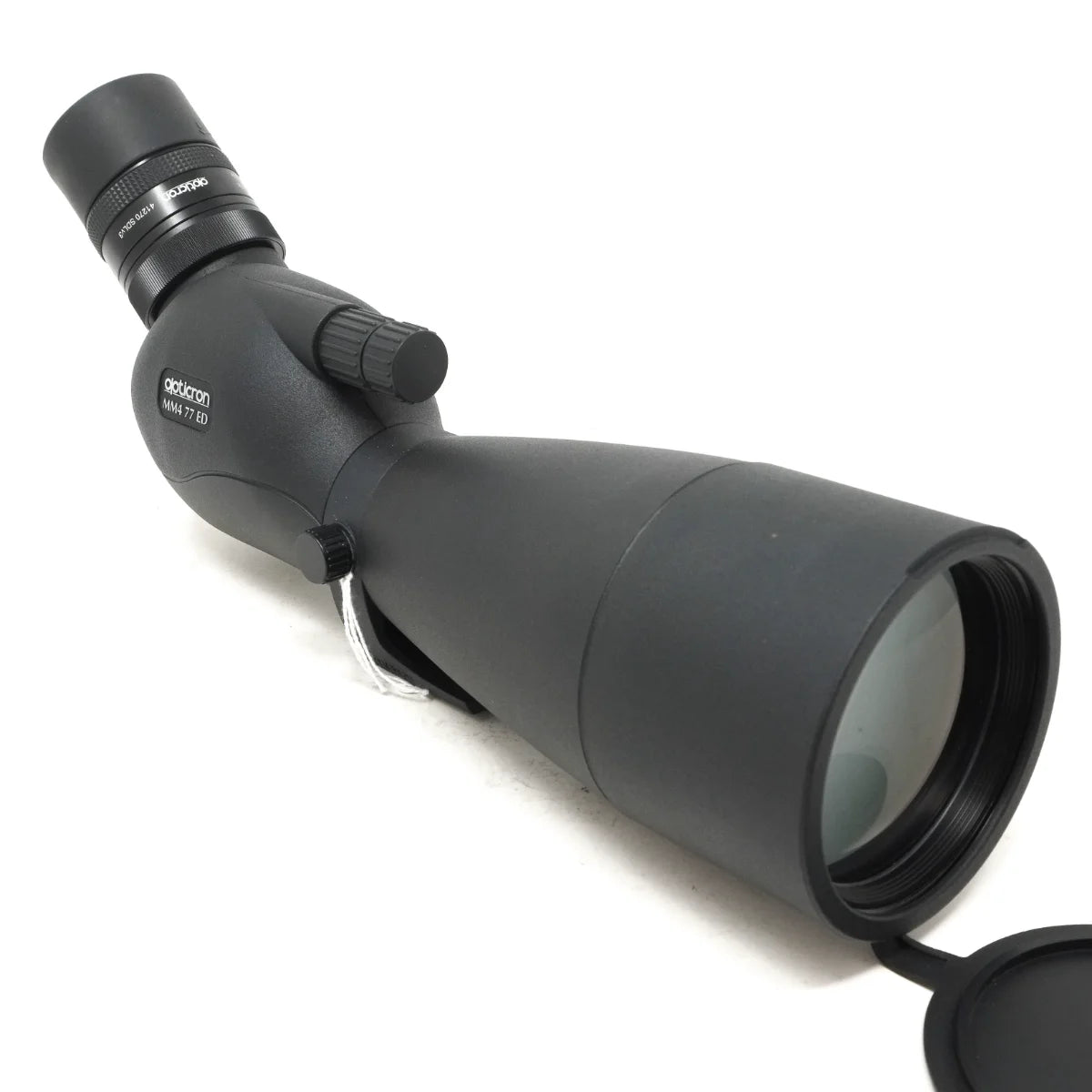 Used Opticron GA 77 MM4 Angled scope with SLD V3 18-54x eye piece - side angle
