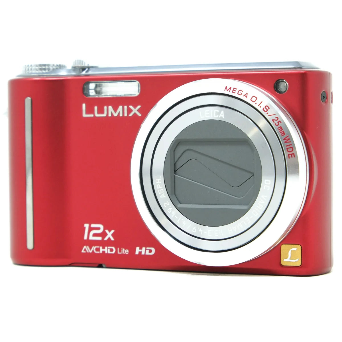 Used Panasonic DMC-TZ7 compact camera - front angle