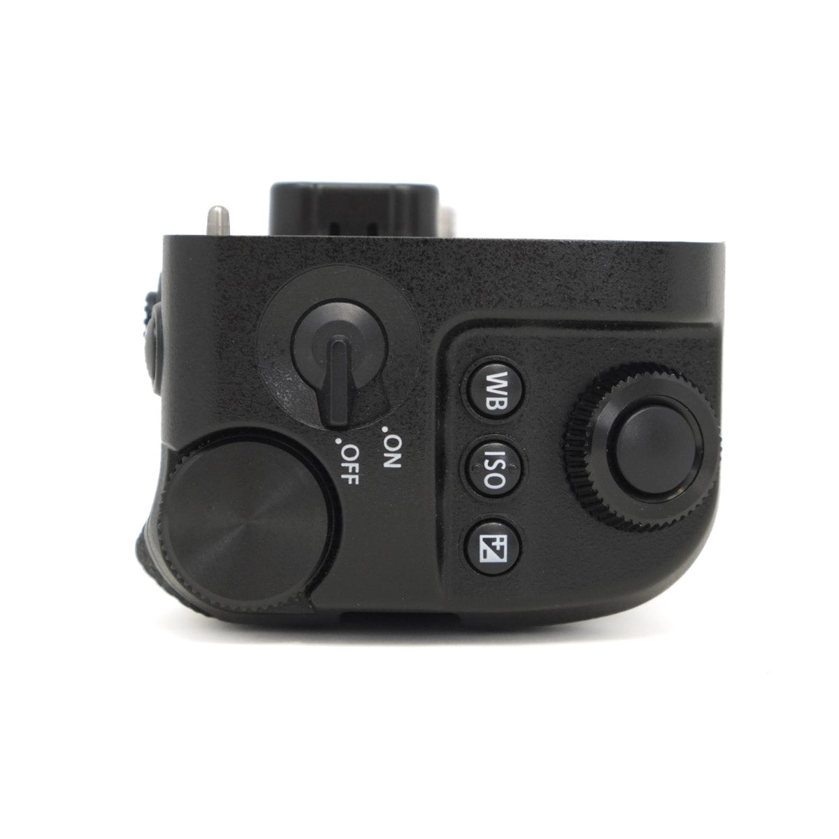 Used Panasonic DMW-BG1 battery Grip - side angle