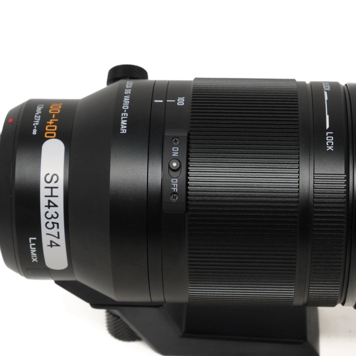 Used Panasonic Leica DG Vario-Elmar 100-400mm F4.0-6.3 ASPH Lens - control switch