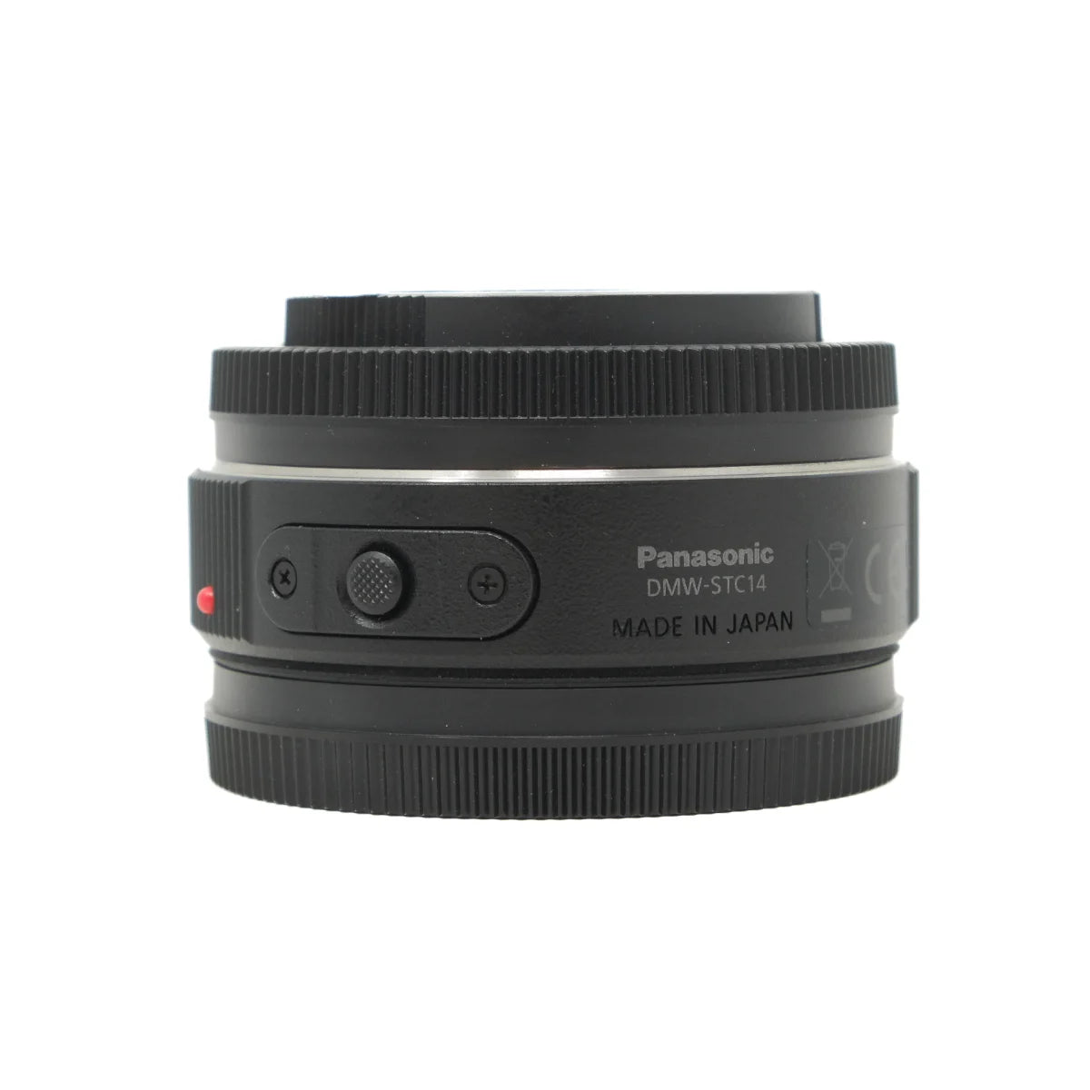 Used Panasonic Lumix 1.4X Teleconverter DMW-STC14 - side angle