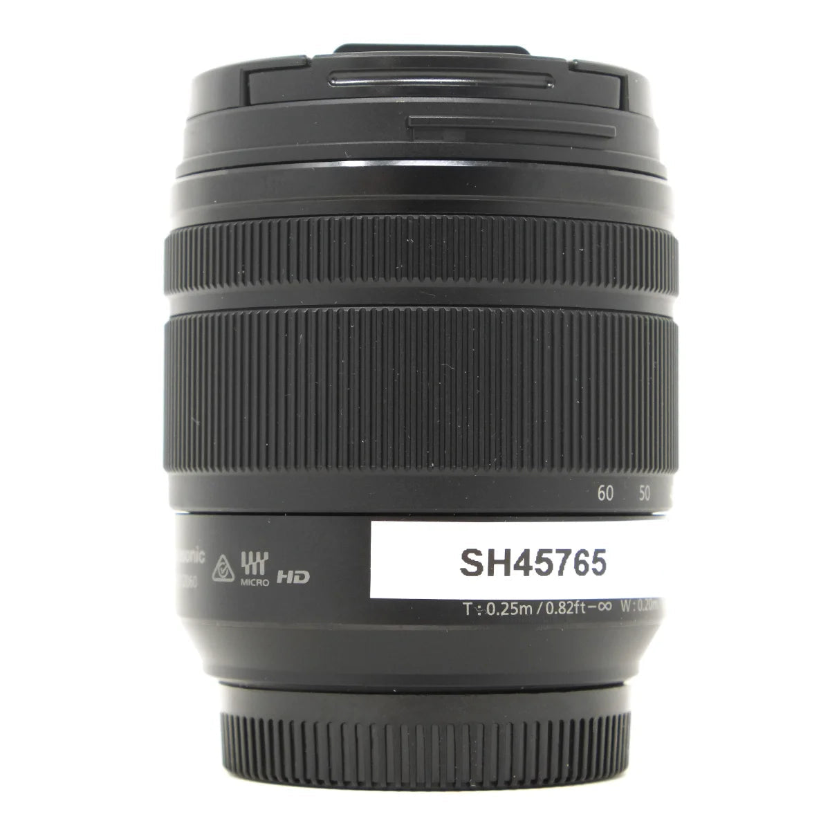 Used Panasonic Lumix G Vario 12-60mm F3.5-5.6 Power OIS Lens - side angle