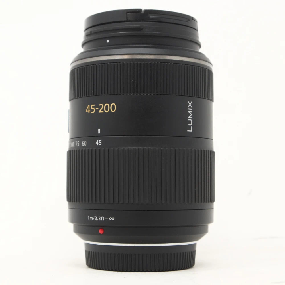 Used Panasonic Lumix G Vario 45-200mm Mega OIS lens (Hood SH45591)