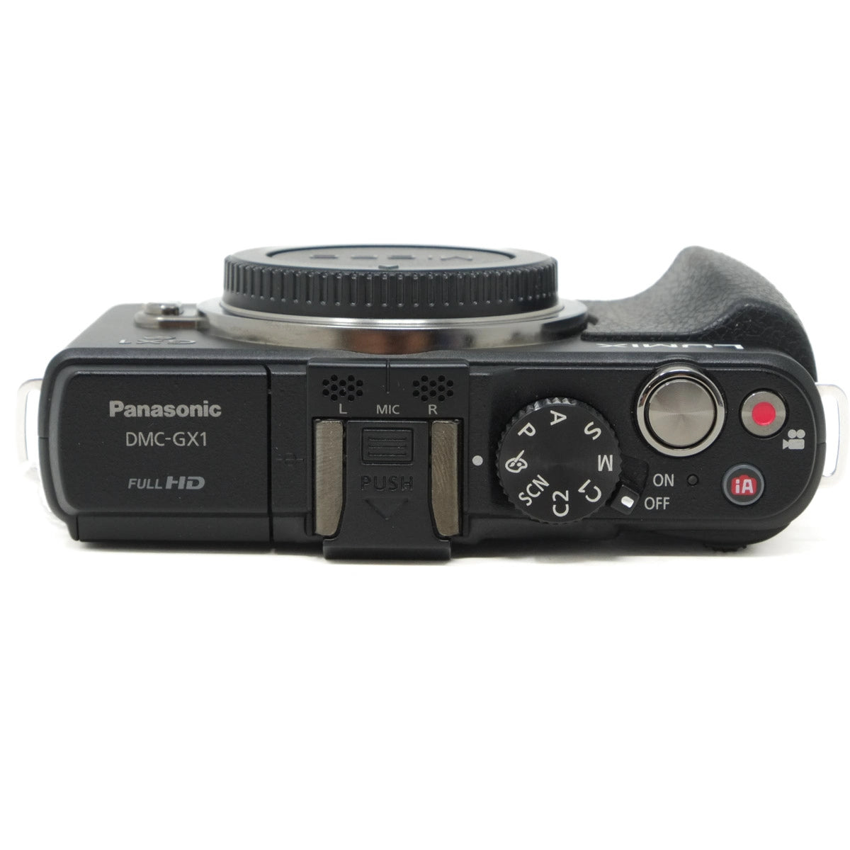 Panasonic DMC-GX1 camera on a white background